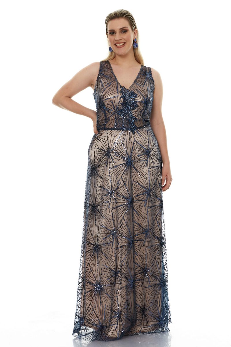 Majestic Φόρεμα Με Glam Αραχνοΰφαντη Patterns