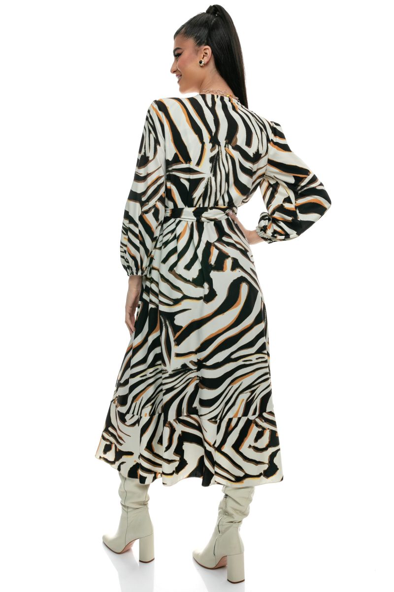 Φόρεμα Κρουαζέ με Ανιμαλ Πριντ - Στυλάτη Επιλογή για Κάθε Περίσταση