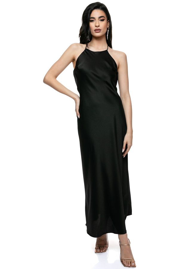 Lingerie-Style Σατέν Φόρεμα - Κομψό και Αισθησιακό