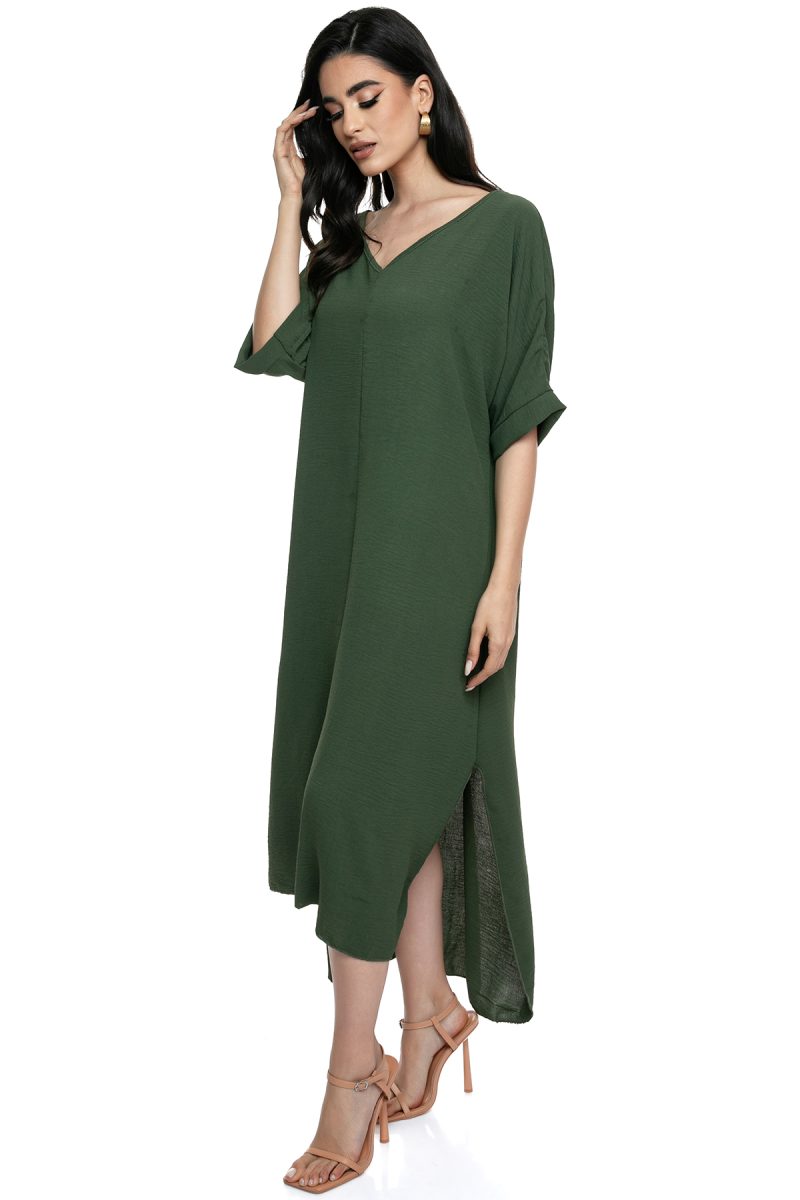 Φόρεμα Plus Size σε Άνετη Γραμμή με Ελεύθερη Εφαρμογή για Κομψή Εμφάνιση